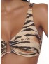 Bluepoint 24066041-19 "EYE OF THE TIGER" Γυναικείο Μαγιό  Bikini Top με μπανέλα, ΜΠΕΖ ΔΕΡΜΑΤΙ